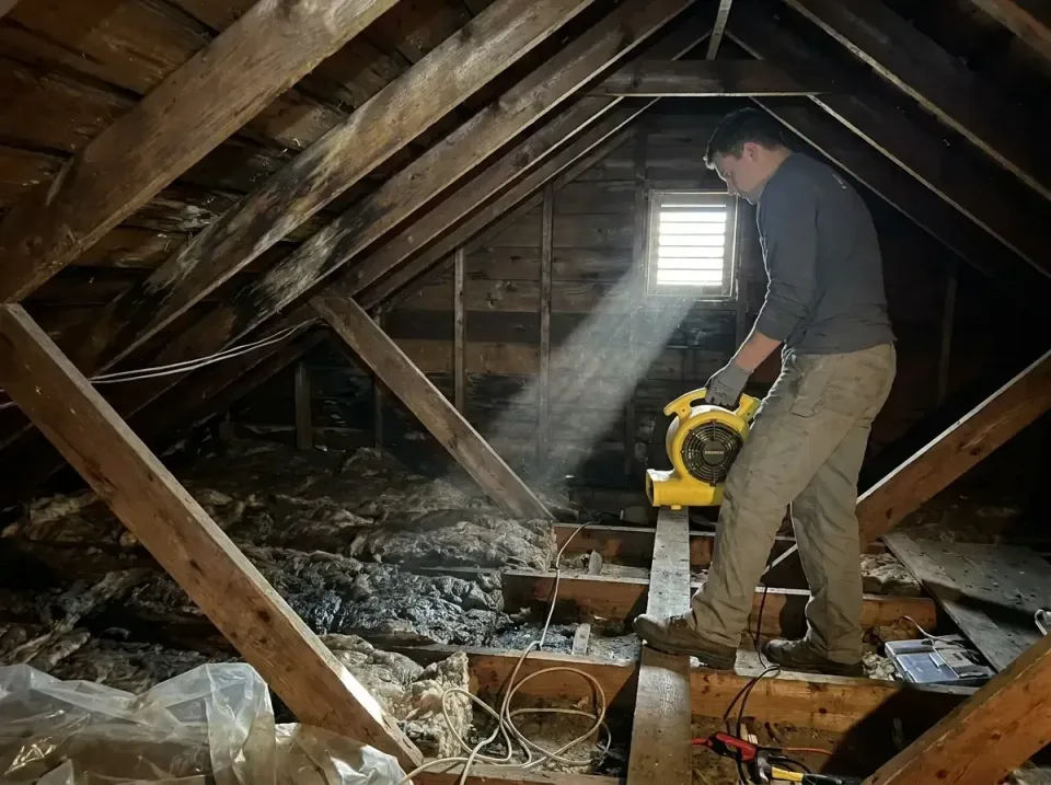 attic-water-damage-drying-proc-007 — frequently asked questions, Emergency Water Extraction & 24/7 Flood Response in Latham,…